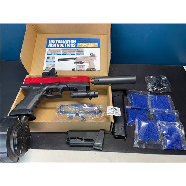 Lot of 1 Electric Automatic Gel Ball Blaster Gun