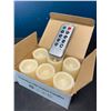 Image 2 : Lot of 2 Multi-Packs of Flameless LED Candles w/ Remote Control & Batteries; 6 per pack/12 total