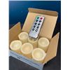 Image 2 : Lot of 2 Multi-Packs of Flameless LED Candles w/ Remote Control & Batteries; 6 per pack/12 total