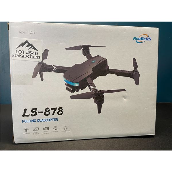 Lot of 1 LS-878 Folding Quadcopter Remote Control Toy Drone