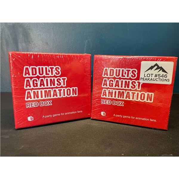 Lot of 2 Adults Against Animation Card Games
