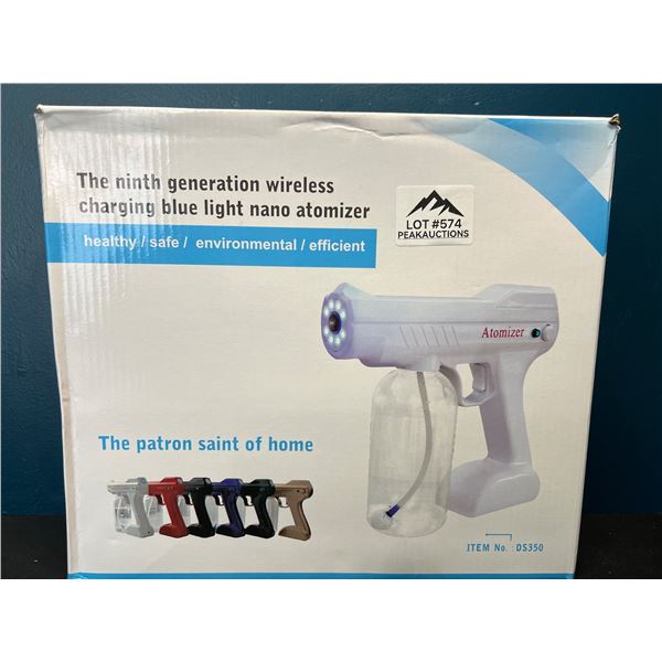 Lot of 1 Blue Light Atomizer Cleaning Gun