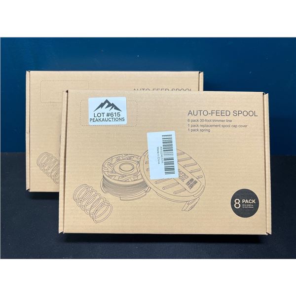 Lot of 2 Black and Decker Auto Feed Trimmer Spools