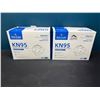 Image 1 : Lot of 2 Boxes of KN95 Protective Face Masks