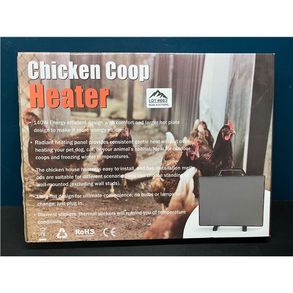 Lot of 1 Radiant Dual Use Heater - Outdoors or Indoors