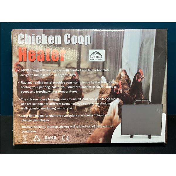 Lot of 1 Radiant Dual Use Heater - Outdoors or Indoors