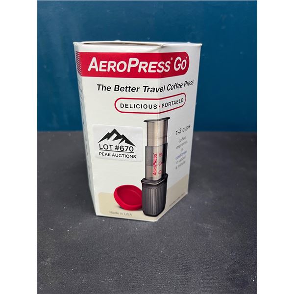 Lot of 1 Aero Press Go 1-3 Cup Coffee Press