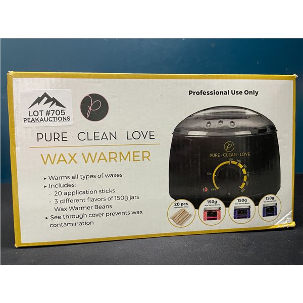 Lot of 1 Wax Warmer/Hair Removal Waxing Kit w/ Wax Beans & Pot (Waxing Kit)  - Brand New!