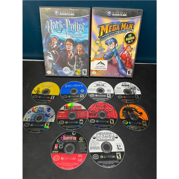 Lot of 12 Assorted Gamecube Games - Used