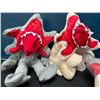 Image 3 : Lot of 2 Packs of Stranger Things Demogorgon Plushies - 12inch - 2 per pack!