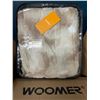 Image 2 : Lot of 1 Woomer Electric Heated Plush Throw Blanket - 50 x 60 inch - Brown