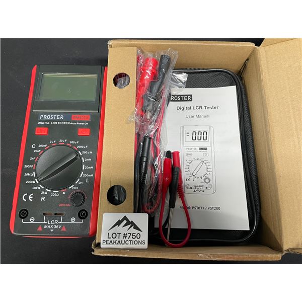 Lot of 1 Proster BM4070 Digital LCR Tester - Brand New