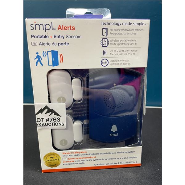 Lot of 1 Simpl Alerts Wireless/Portable & Wearable Alert Pager System; Great for Elderly/Kids