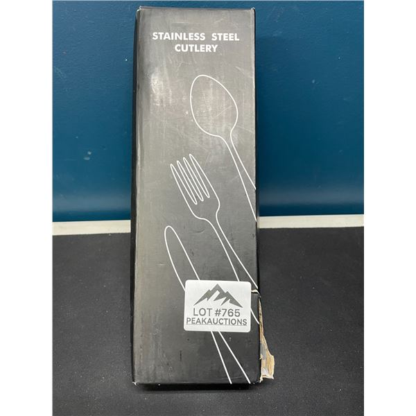 Lot of 1 Stainless Steel Flatware Kitchen Cutlery Set