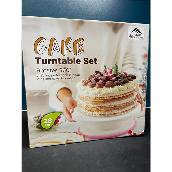 Lot of 1 Cake Turntable Set