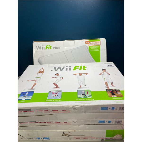 Lot of 4 Wii Fit Boards - 2x Wii Fit Plus Boards and 2x Standard Wii Fit Boards - Used