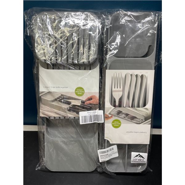 Lot of 1 Compact Cutlery & Knife Organizer