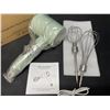 Image 2 : Lot of 1 USB Rechargeable Kitchen Hand Mixer - Mint Green