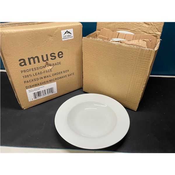 Lot of 1 Box of Pasta Plates - Set of 6