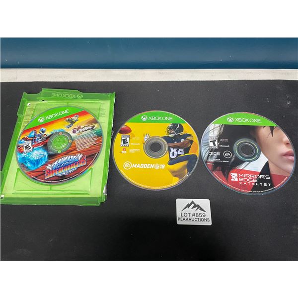 Lot of 3 Assorted Xbox One Games - Used