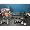 Image 1 : Lot of 1 Playstation 2 Console w/ 2 Controllers, 12 Games, & Cords - Used