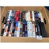 Image 1 : Lot of 1 Large Box of Assorted VHS Tapes - Used