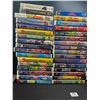 Image 2 : Lot of 1 Large Lot of Assorted Vintage Walt Disney & WB VHS Tapes! - Used
