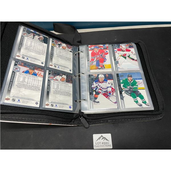Lot of 1 Binder of Assorted Hockey Cards