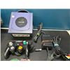 Image 2 : Lot of 1 Nintendo Gamecube w/ Logitech Wheel, 5 Games Controller, & Cords