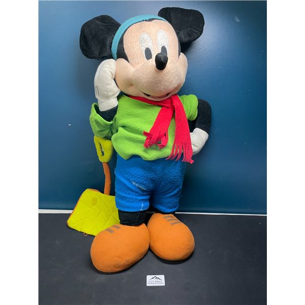 Lot of 1 Disney Mickey Mouse 26inch Tall Stand Up Plush Toy - Used
