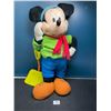 Image 1 : Lot of 1 Disney Mickey Mouse 26inch Tall Stand Up Plush Toy - Used