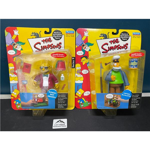 Lot of 2 "The Simpsons" Collectible Toys