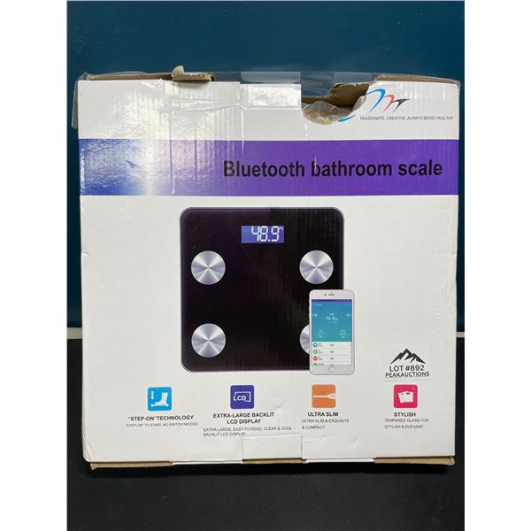 Lot of 1 Bluetooth Smart Bathroom Body Fat Scale w/ Smart App Control