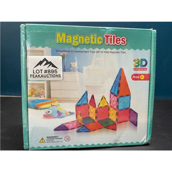 Lot of 1 Magnetic Tiles 3D Building Toy Set