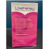 Image 2 : Lot of 1 LoveHoney Silicone Dildo - 9inch Curved - Brand New Sealed