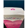 Image 4 : Lot of 1 LoveHoney Silicone Dildo - 9inch Curved - Brand New Sealed