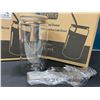 Image 2 : Lot of 2 Boxes of Glass Drinking Glasses w/ Bamboo Lids & Metal Straws - 4 per box/8 total!