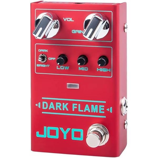 Lot of 1 JOYO Dark Flame Modern Metal High Gain Distortion Guitar Effect Pedal for Electric Guitars