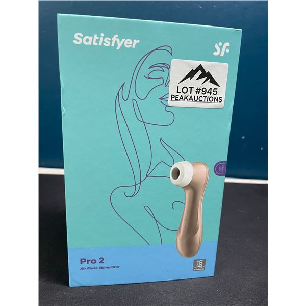 Lot of 1 Satisfyer Pro 2 Air Pulse Stimulator Sex Toy