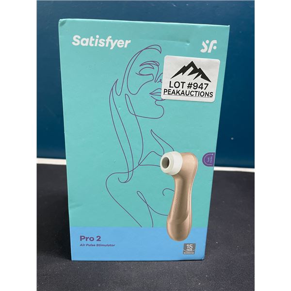 Lot of 1 Satisfyer Pro 2 Air Pulse Stimulator Sex Toy