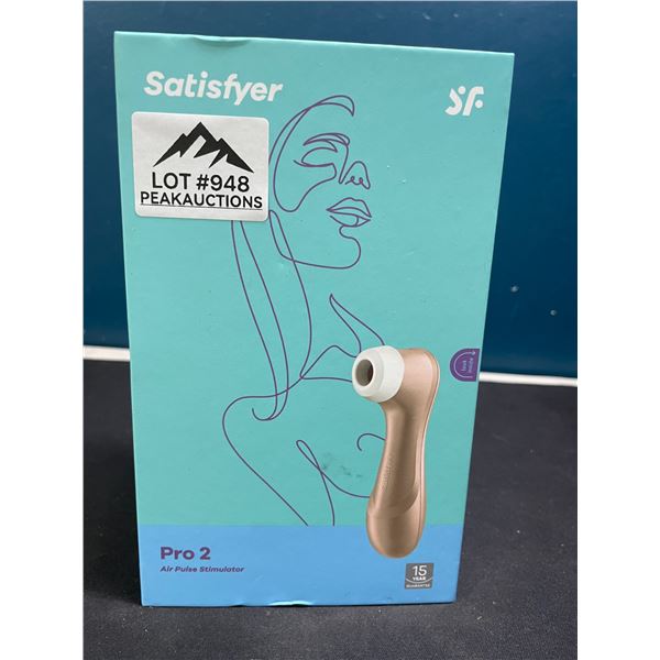 Lot of 1 Satisfyer Pro 2 Air Pulse Stimulator Sex Toy