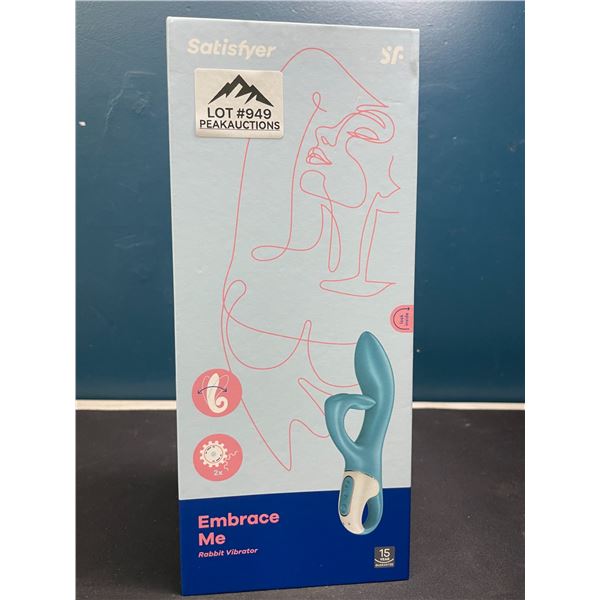 Lot of 1 Satisfyer Embrace Me Rabbit Design Vibrator Sex Toy