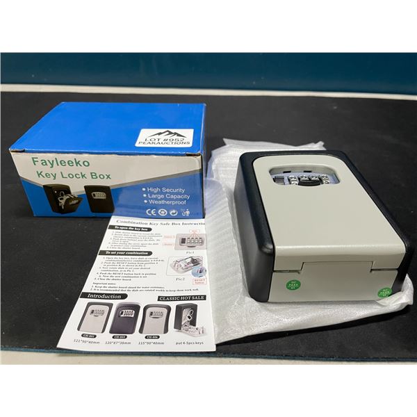 Lot of 1 Key Lock Box w/ Passcode - Brand New