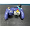 Image 1 : Lot of 1 Original Purple Nintendo Gamecube Controller - USED