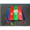 Image 1 : Lot of 3 Nintendo Wii Special Edition Mario and Luigi Controllers