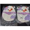 Image 2 : Lot of 2 Purple Cow "Squishmallow" Inspired Plushies - 8 inch