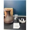 Image 1 : Lot of 1 Aroma Diffuser/Home Humidifier w/ 7 Assorted Essential Oils/Scents