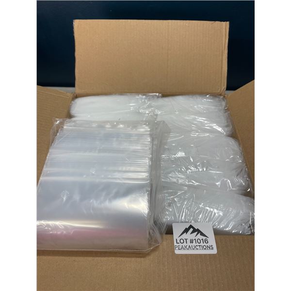 Lot of 1 Box of Resealable 4x6inch Poly Bags - 10packs x 100bags per pack! (1000 bags total)
