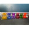 Image 1 : Lot of 1 Box of Penis Shaped Reuasable Shot Glasses - 6pcs/Colours