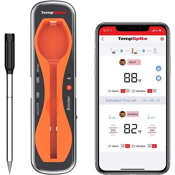 Lot of 1 ThermoPro TempSpike TP960 Meat Thermometer - Truly Wireless/Bluetooth Thermometer
